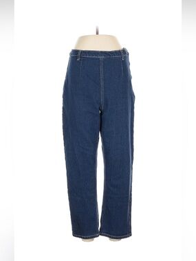 Collectif Women’s High Waisted Jeans With Side Zipper Size 10